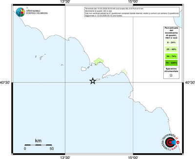 Mappa territorio comunale con almeno 3 questionari