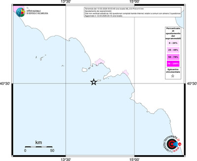 Mappa territorio comunale con almeno 3 questionari