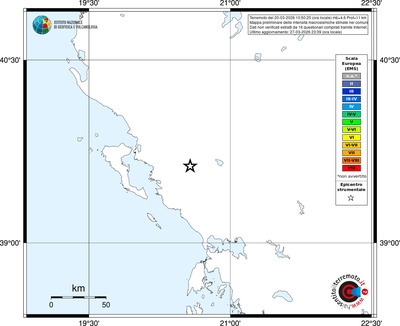 Mappa EMS - territori comuni