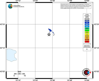 Mappa EMS - territori località