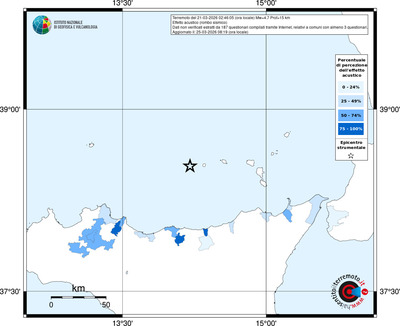 Mappa territorio comunale con almeno 3 questionari