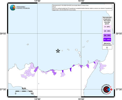 Mappa territorio comunale con almeno 3 questionari