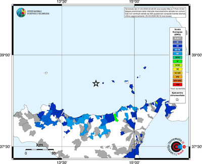 Mappa EMS - territori comuni