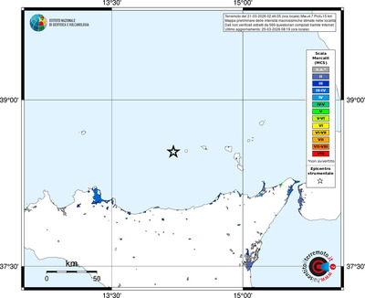 Mappa MCS - territori località