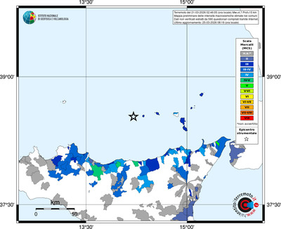 Mappa MCS - territori comuni