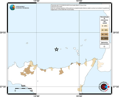 Mappa territorio comunale con almeno 3 questionari