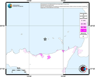 Mappa territorio comunale con almeno 3 questionari