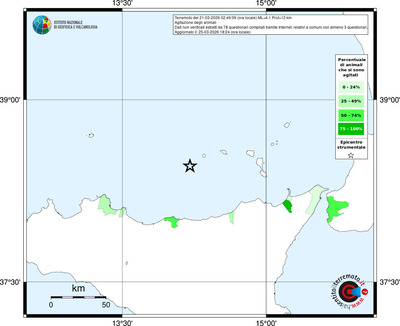 Mappa territorio comunale con almeno 3 questionari