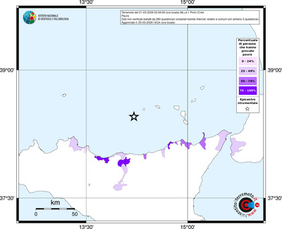 Mappa territorio comunale con almeno 3 questionari