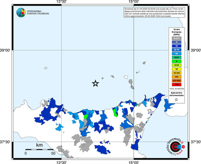 Mappa EMS - territori comuni