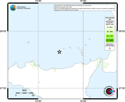 Mappa territorio comunale con almeno 3 questionari