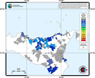 Mappa MCS - territori comuni