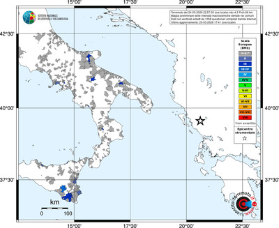 Mappa EMS - territori comuni