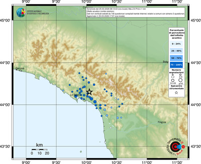 Mappa comuni con almeno 3 questionari