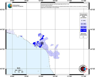 Mappa territorio comunale con almeno 3 questionari