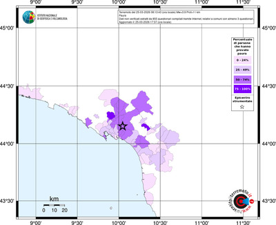 Mappa territorio comunale con almeno 3 questionari