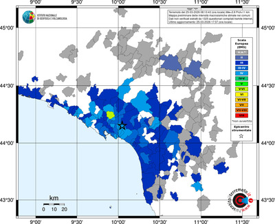 Mappa EMS - territori comuni
