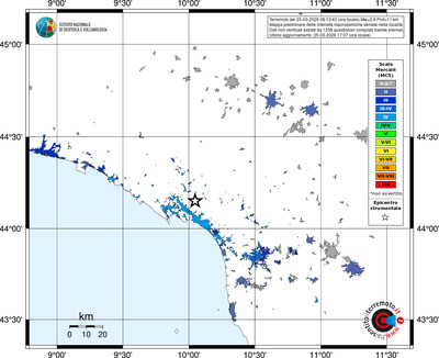 Mappa MCS - territori località
