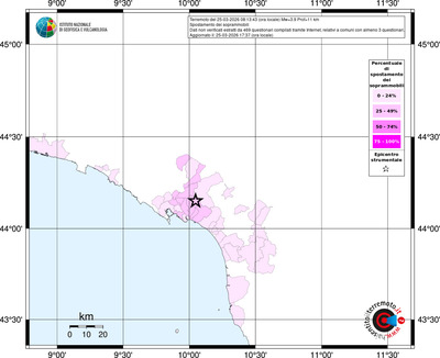 Mappa territorio comunale con almeno 3 questionari