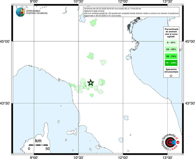 Mappa territorio comunale con almeno 3 questionari