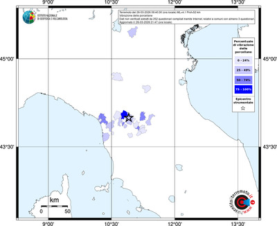 Mappa territorio comunale con almeno 3 questionari