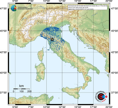 Area di invio delle email agli iscritti