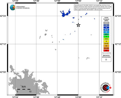 Mappa EMS - territori località