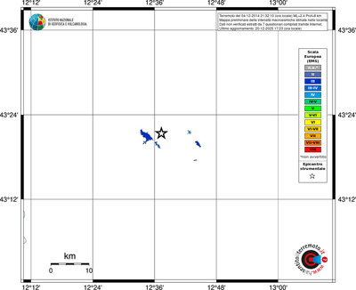 Mappa EMS - territori località