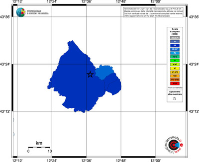 Mappa EMS - territori comuni