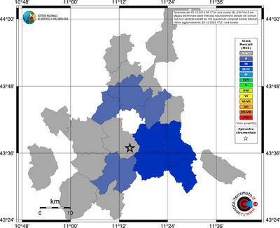 Mappa MCS - territori comuni