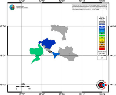 Mappa MCS - territori comuni