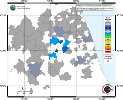 Mappa MCS - territori comuni