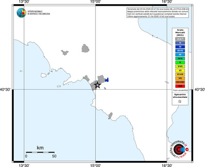 Mappa MCS - territori comuni