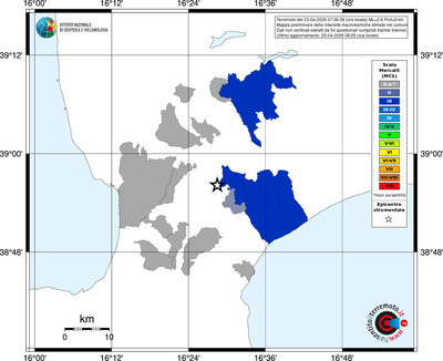Mappa MCS - territori comuni