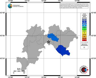 Mappa EMS - territori comuni