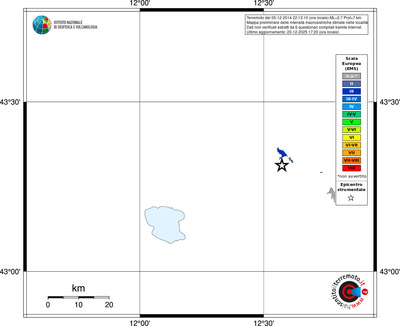 Mappa EMS - territori località