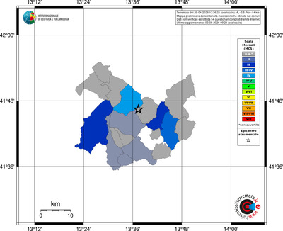Mappa MCS - territori comuni