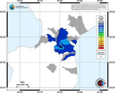 Mappa EMS - territori comuni