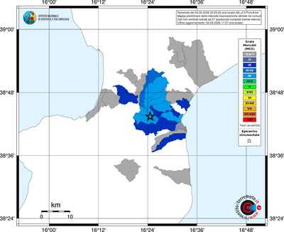 Mappa MCS - territori comuni