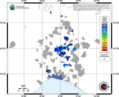 Mappa EMS - territori comuni