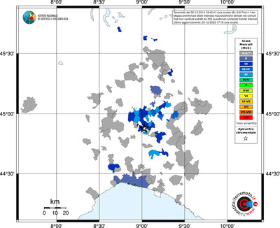 Mappa MCS - territori comuni