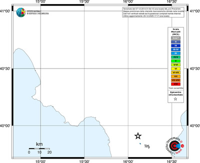Mappa MCS - territori località