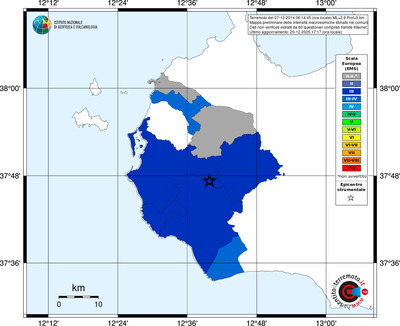 Mappa EMS - territori comuni