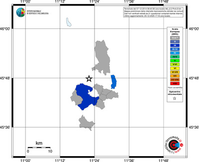 Mappa EMS - territori comuni
