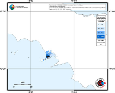 Mappa territorio comunale con almeno 3 questionari