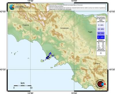 Mappa comuni con almeno 3 questionari