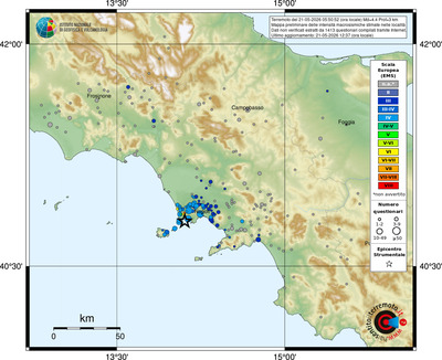 Mappa EMS - località