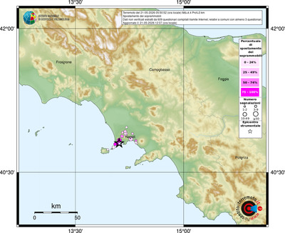 Mappa comuni con almeno 3 questionari