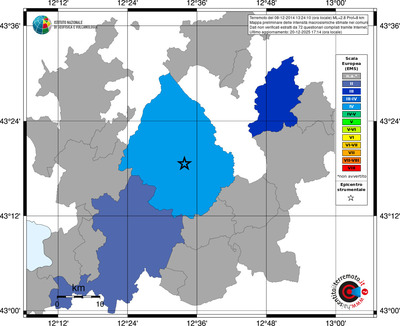Mappa EMS - territori comuni