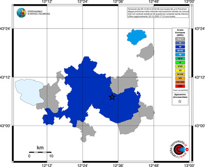 Mappa EMS - territori comuni